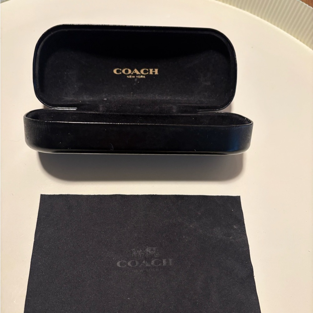 Coach Black Eyeglass Case